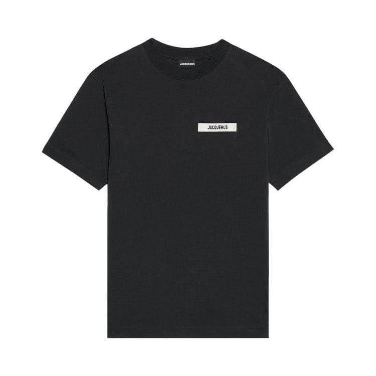 Jacquemus Le T-Shirt Gros Grain Black