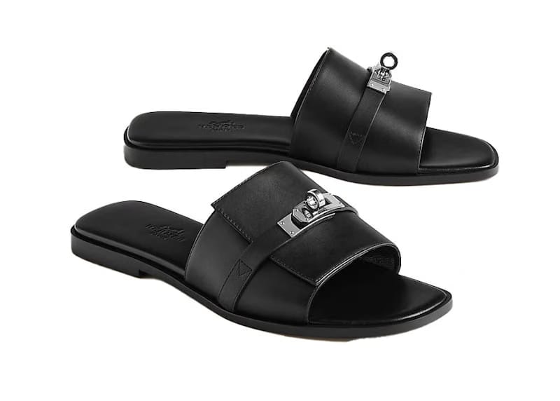 Hermes Giulia Noir Calfskin
