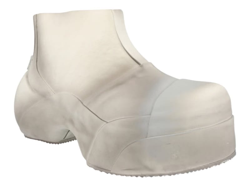 Givenchy Show Ankle Rainboots Off White