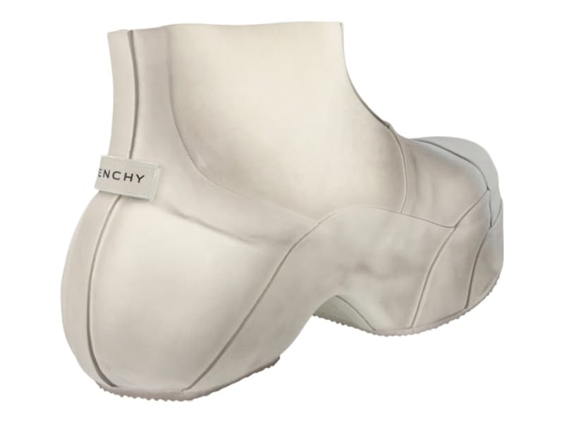 Givenchy Show Ankle Rainboots Off White