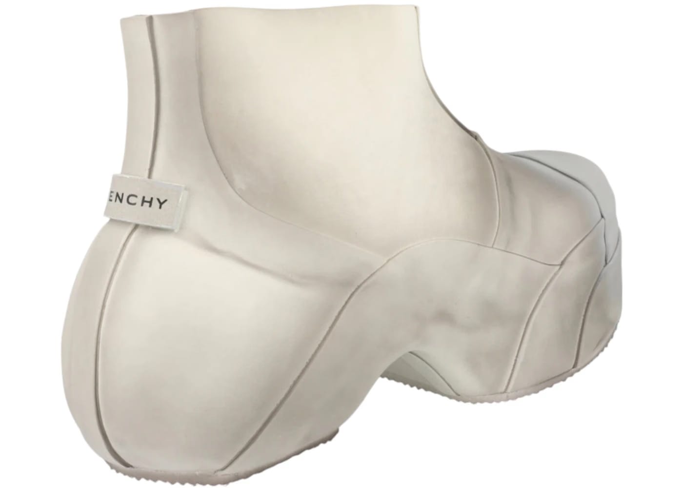 Givenchy Show Ankle Rainboots Off White