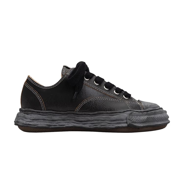 Maison Mihara Yasuhiro Peterson Low Cracking Leather - Black