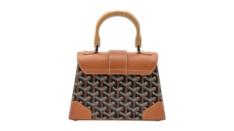 Goyard Saigon Structure Mini Bag Black/Tan