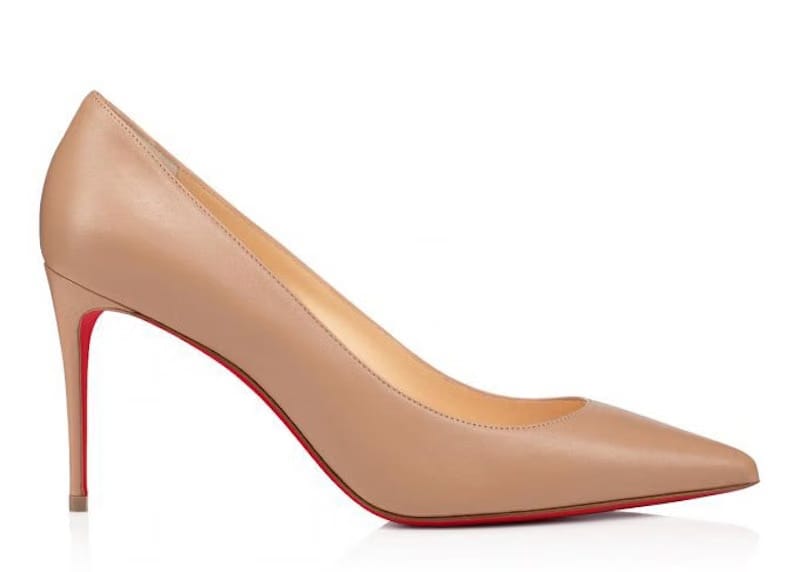 Christian Louboutin Kate 85mm Pump Nude Nappa Leather