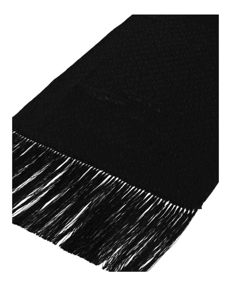 Givenchy Diagonal Logo Evening Scarf Black