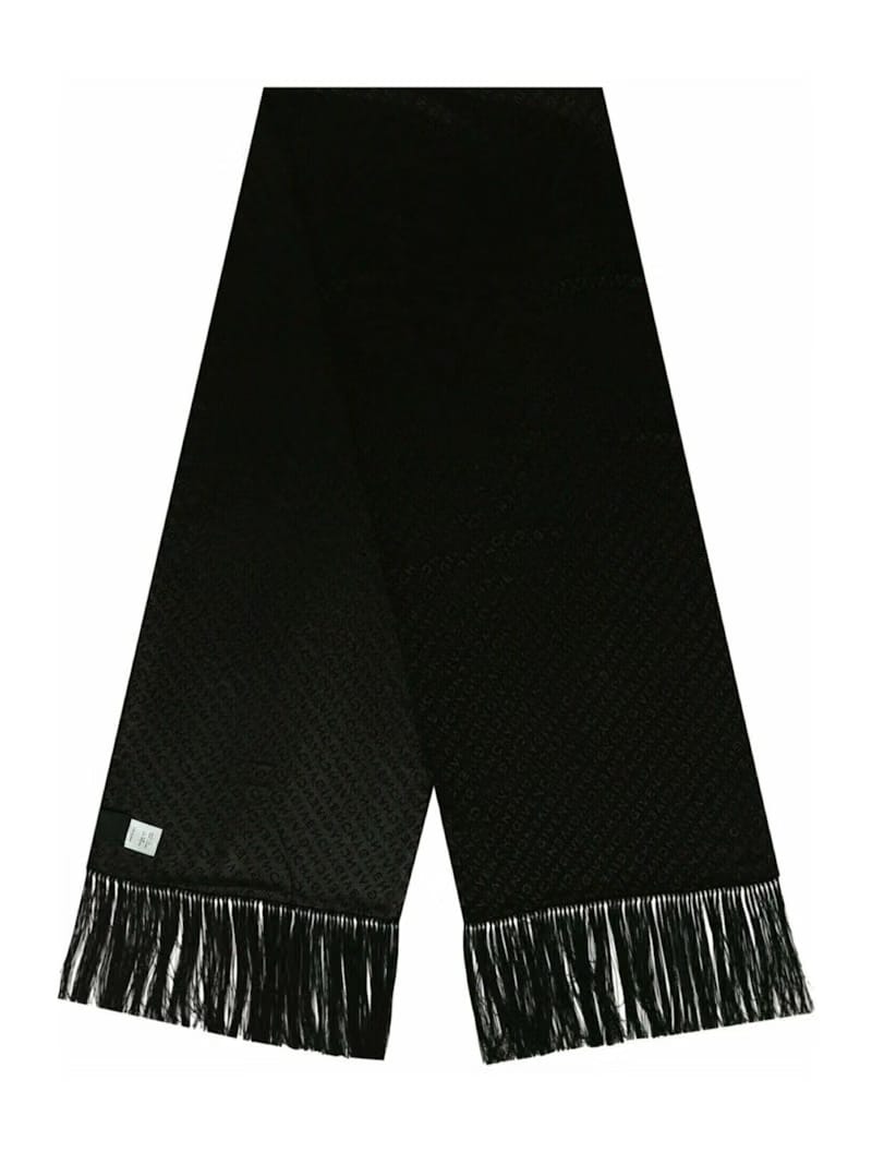 Givenchy Diagonal Logo Evening Scarf Black
