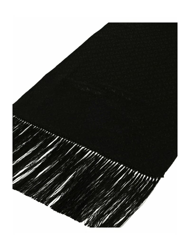 Givenchy Diagonal Logo Evening Scarf Black