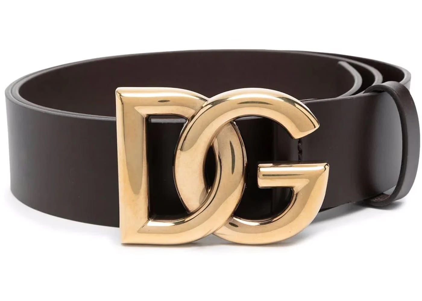 Dolce & Gabbana DG Logo Belt Brown