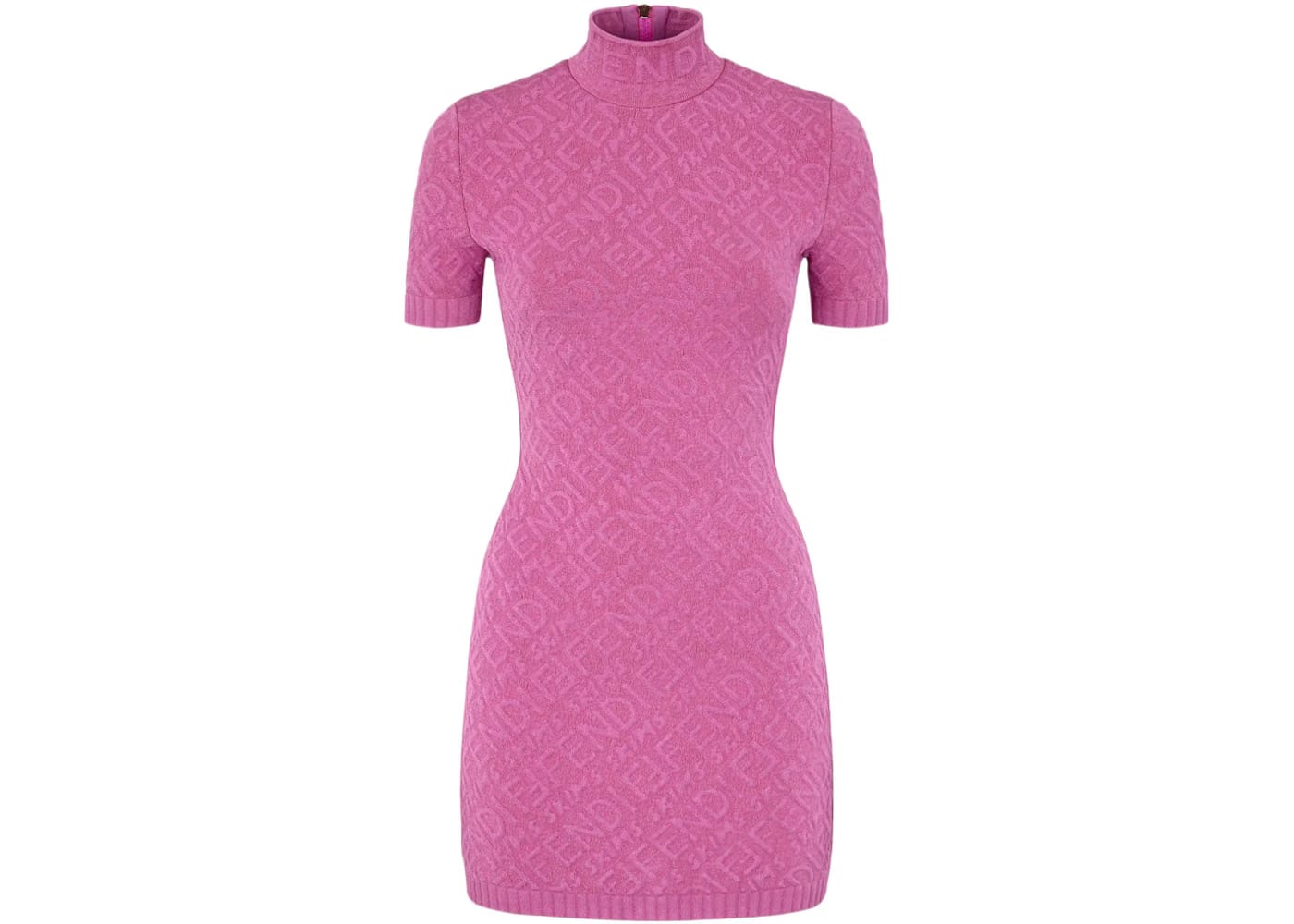 Fendi x SKIMS Embossed Shorts Sleeve Dress Colorado