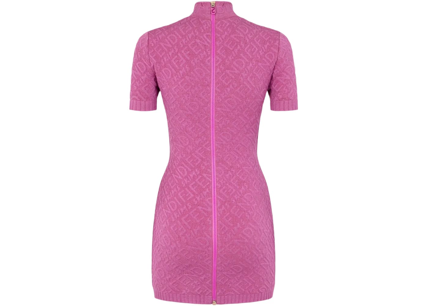 Fendi x SKIMS Embossed Shorts Sleeve Dress Colorado
