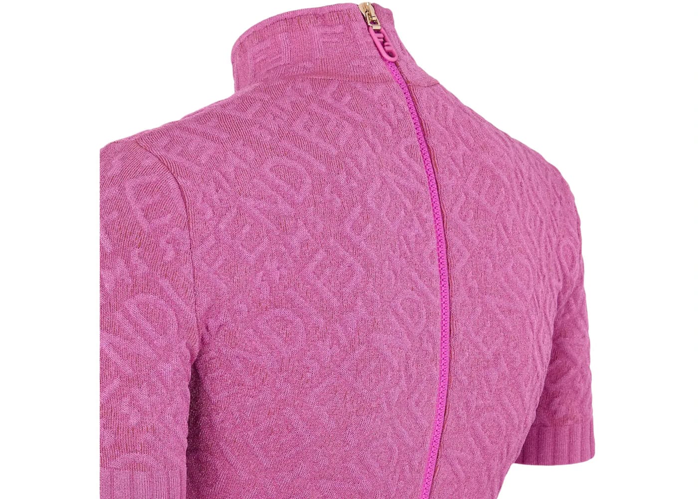 Fendi x SKIMS Embossed Shorts Sleeve Dress Colorado