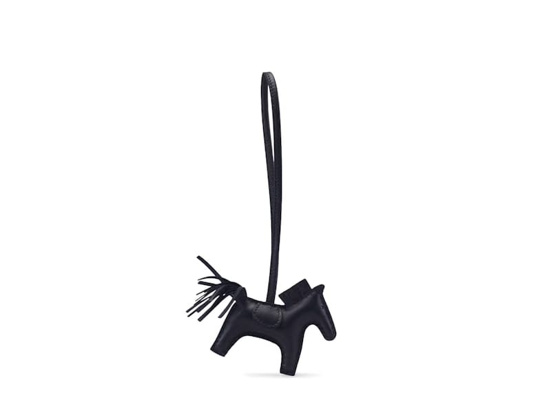 Hermes Bag Charm Rodeo PM Black