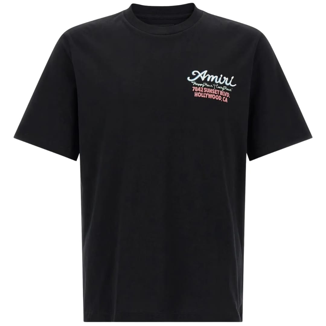 AMIRI NEON LIGHTS T-Shirt BLACK