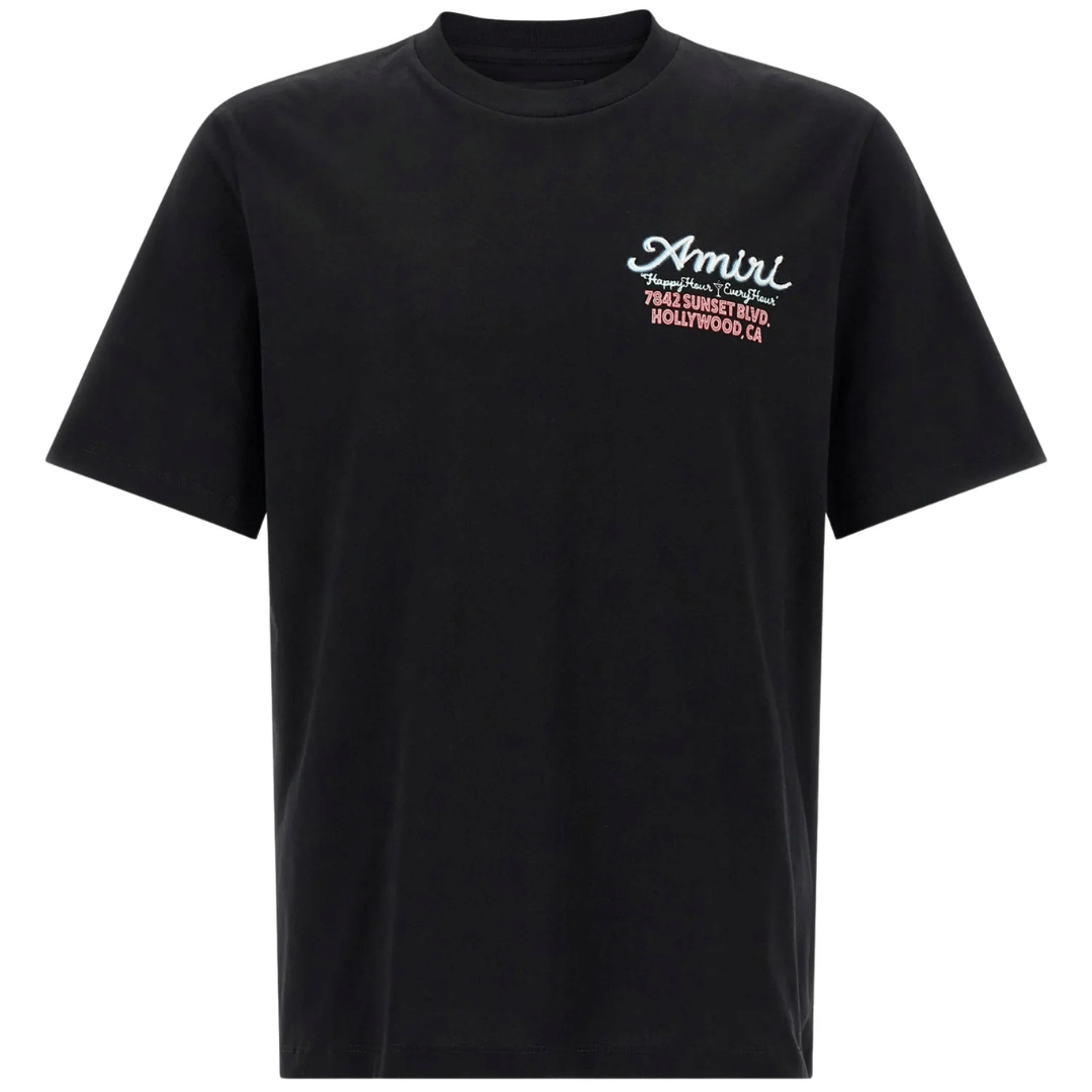 AMIRI NEON LIGHTS T-Shirt BLACK