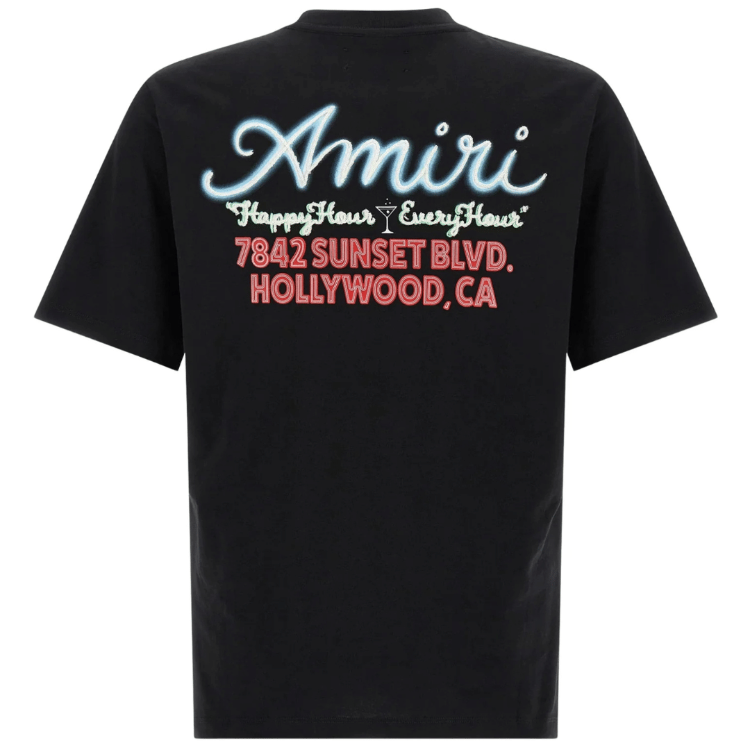 AMIRI NEON LIGHTS T-Shirt BLACK