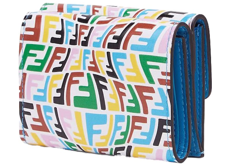 Fendi Micro Trifold Wallet Multicolor