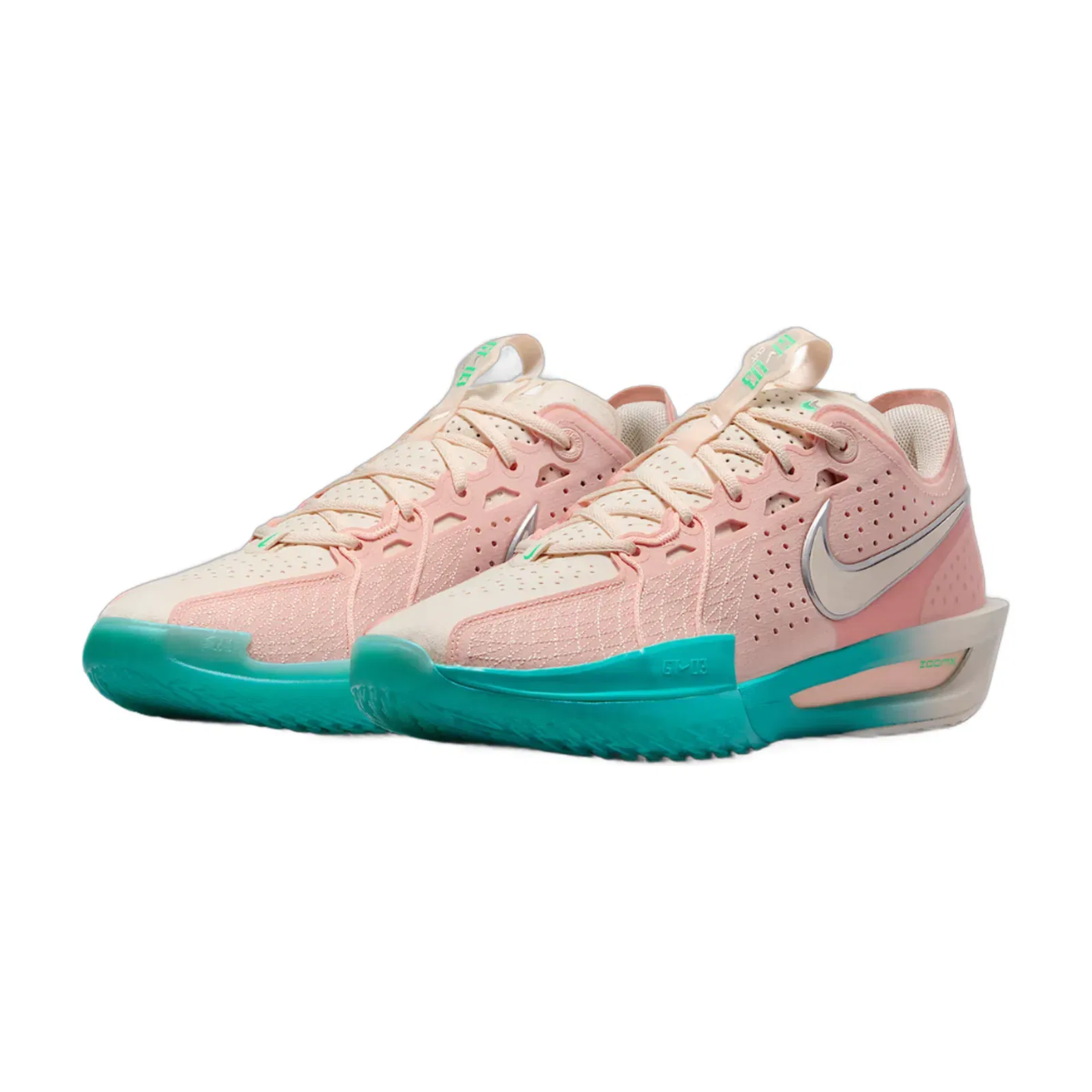 Nike Air Zoom GT Cut 3 Washed Coral Dusty Cactus Metallic Silver Chalk