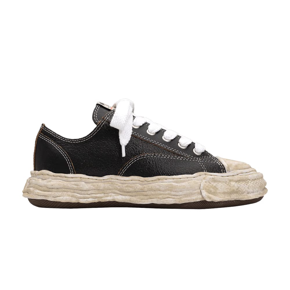 Maison Mihara Yasuhiro Peterson Low Cracking Leather - Black White