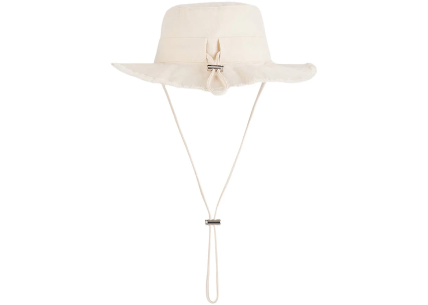 Jacquemus Le Bob Artichaut Large Brim Bucket Hat Off-White