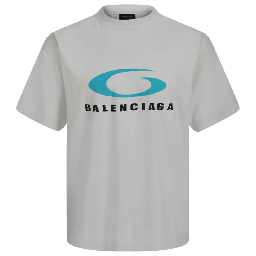 BALENCIAGA LOOP SPORTS ICON T-Shirt LIGHT GREY
