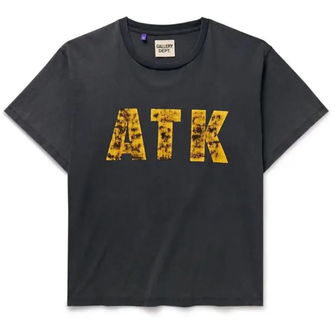 Gallery Dept. distressed logo print cotton jersey T-Shirt