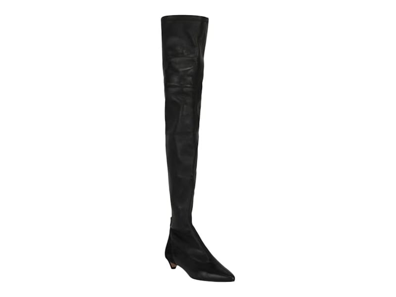 Givenchy Over-The-Knee Kitten Heel Boots Black (Women's)