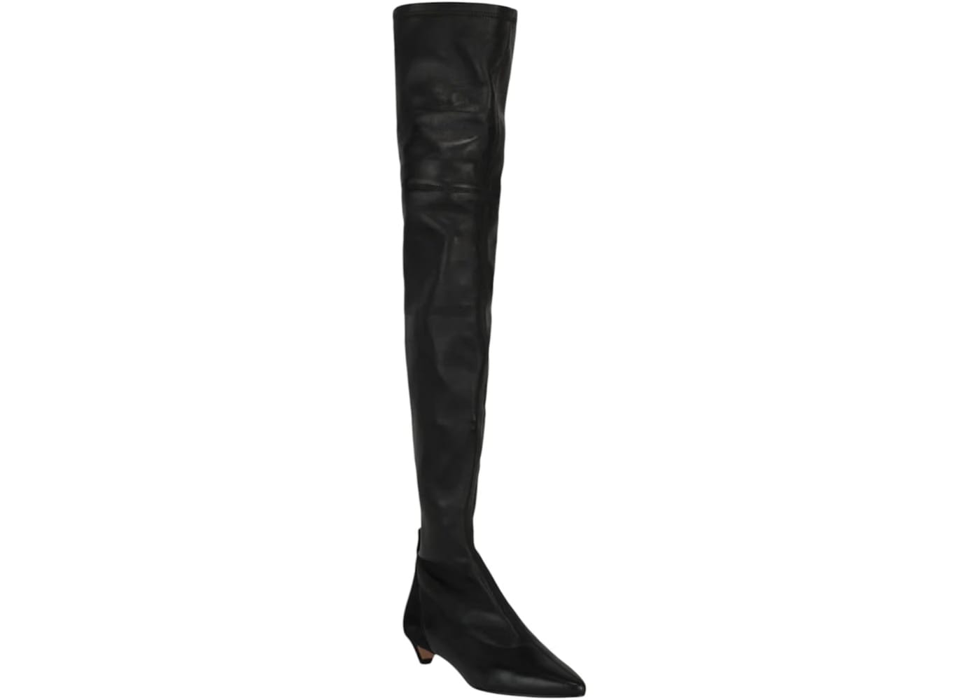 Givenchy Over-The-Knee Kitten Heel Boots Black (Women's)