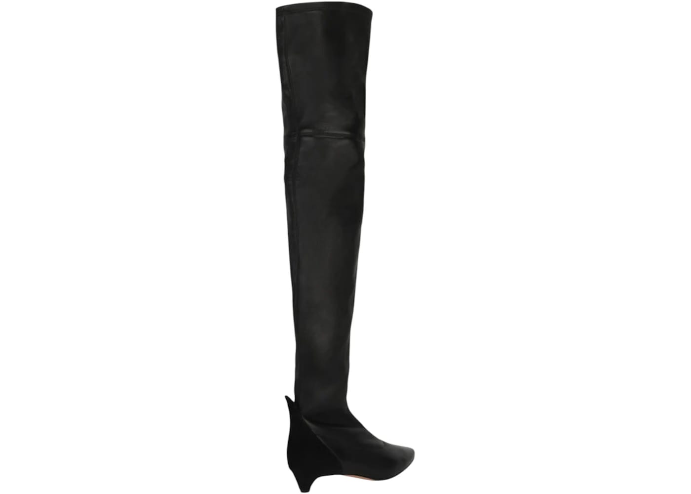 Givenchy Over-The-Knee Kitten Heel Boots Black (Women's)