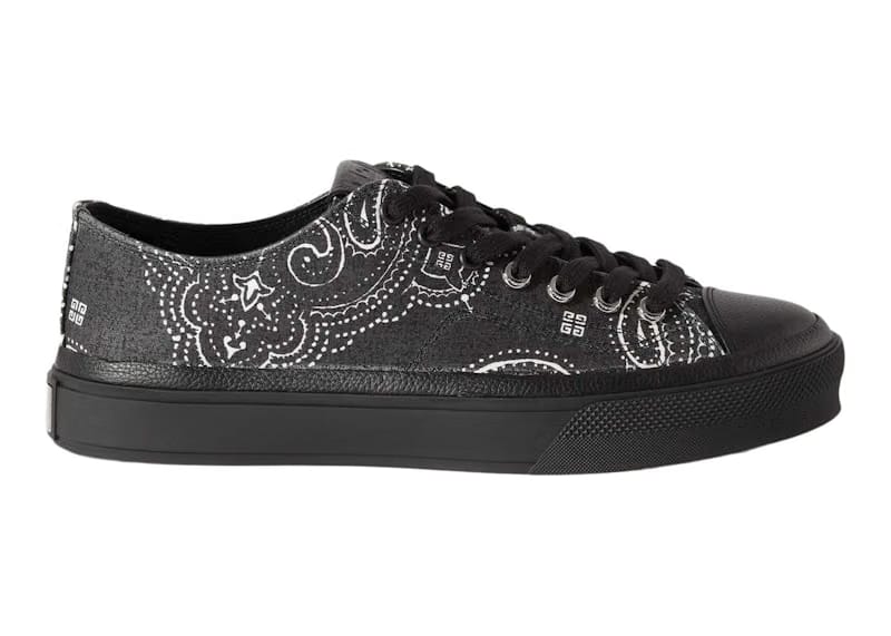Givenchy City Low-Top In 4G Bandana Black White