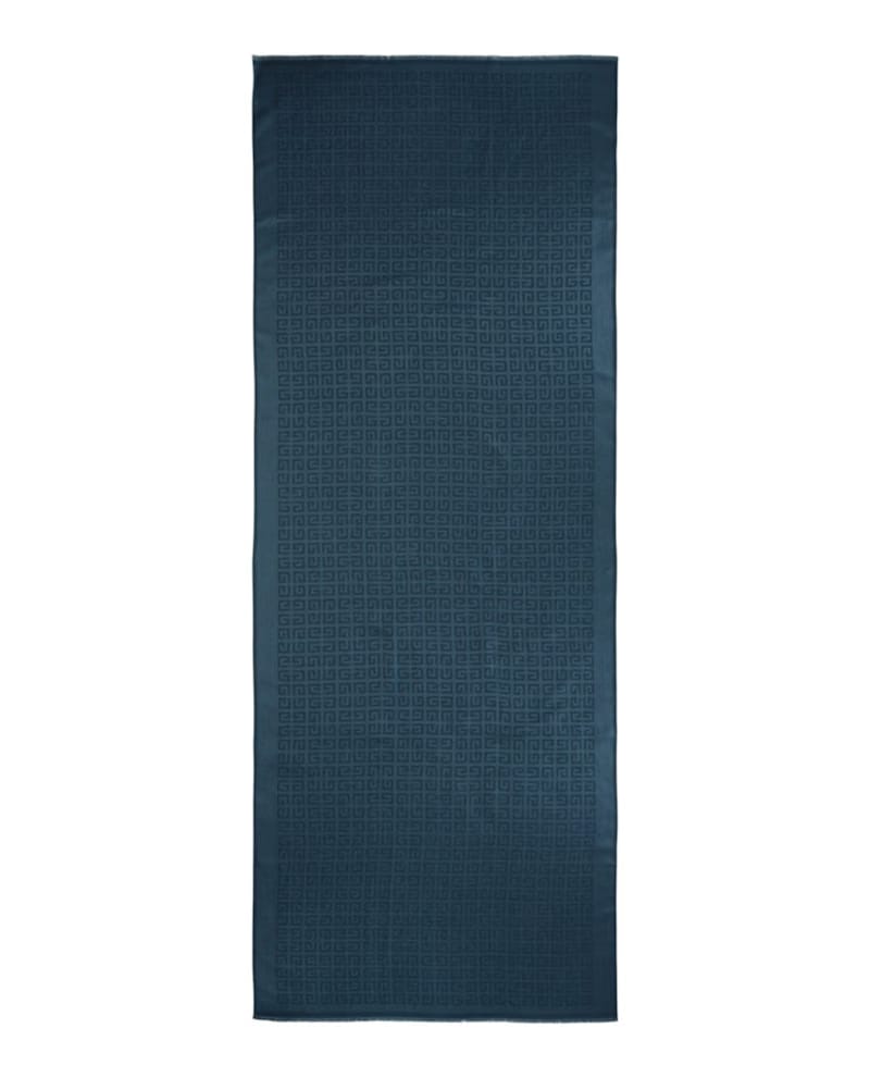 Givenchy 4G Logo Scarf Oil/Blue