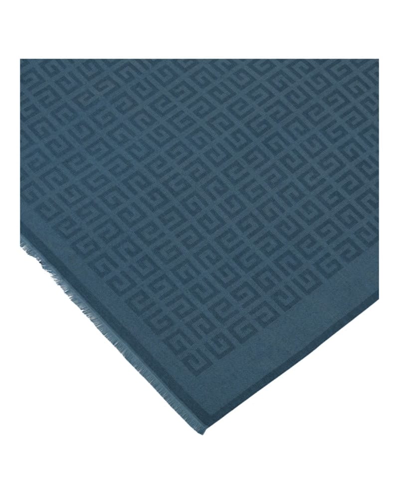 Givenchy 4G Logo Scarf Oil/Blue