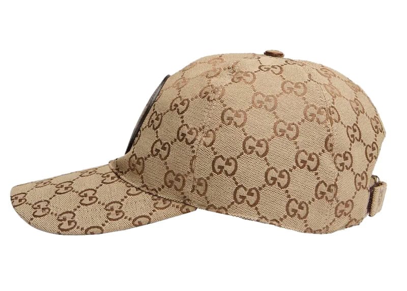 Gucci GG Canvas Baseball Hat Beige/Brown