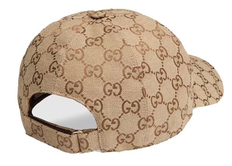 Gucci GG Canvas Baseball Hat Beige/Brown