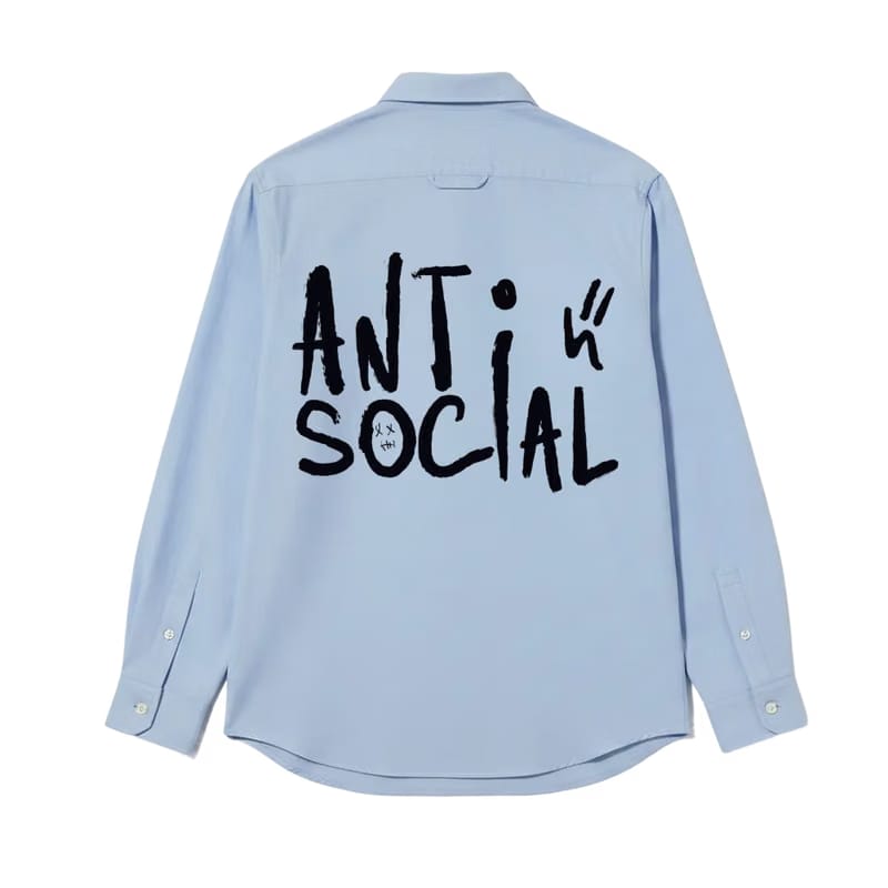Antisocial Be Autyst Ice Blue Shirt