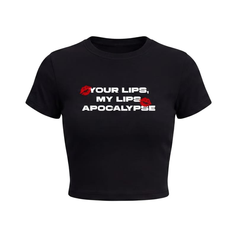 Forfksake Apocalypse Baby Tee Black