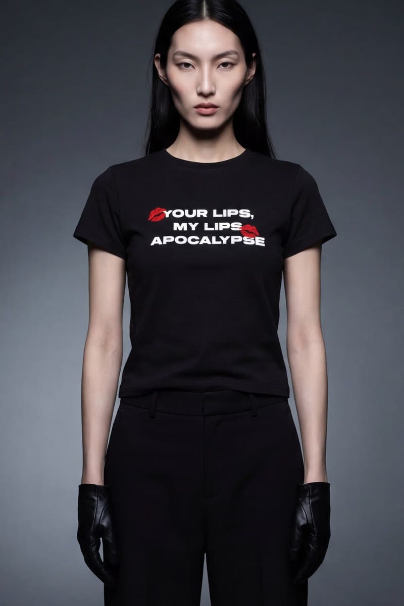 Forfksake Apocalypse Baby Tee Black