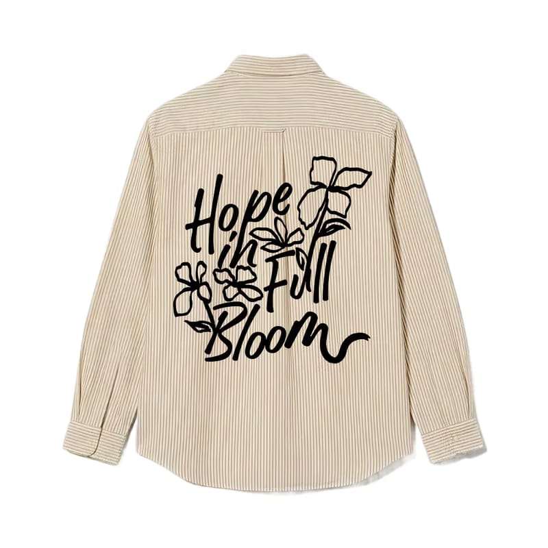 Bloom Be Autyst Yellow Stripe Shirt