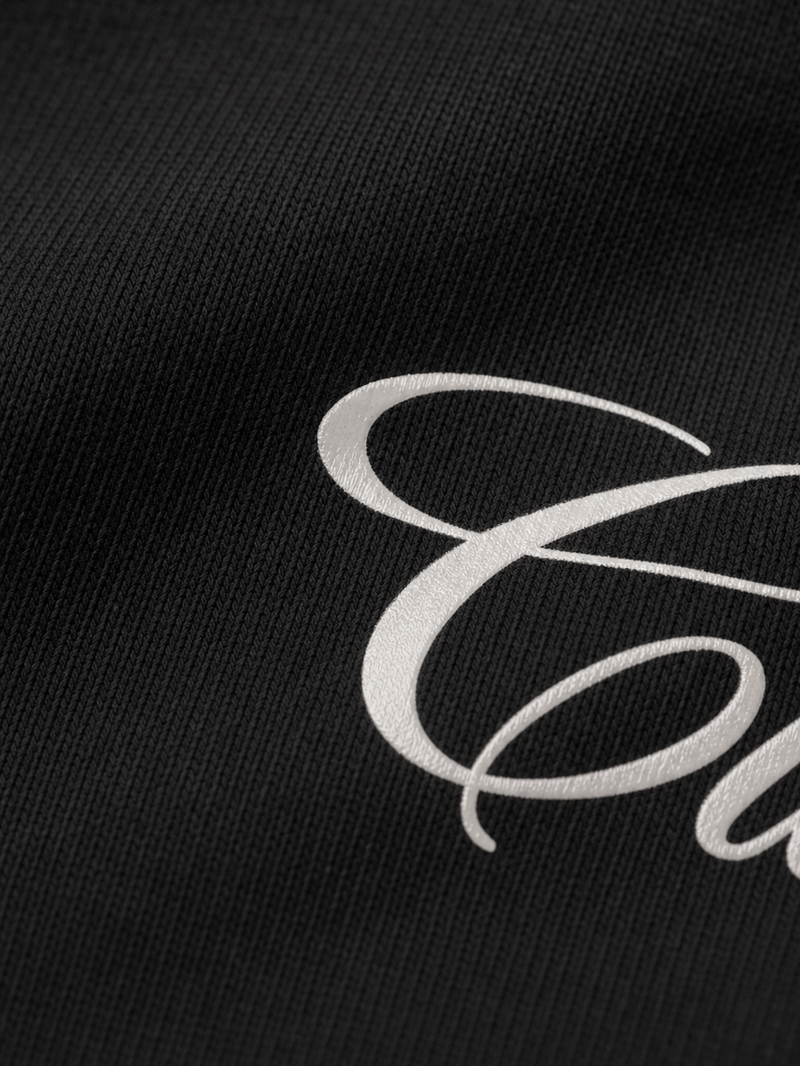 Myugen Cultured Club Black Quarter-Zip Tee Timeless Streetwear Exclusive