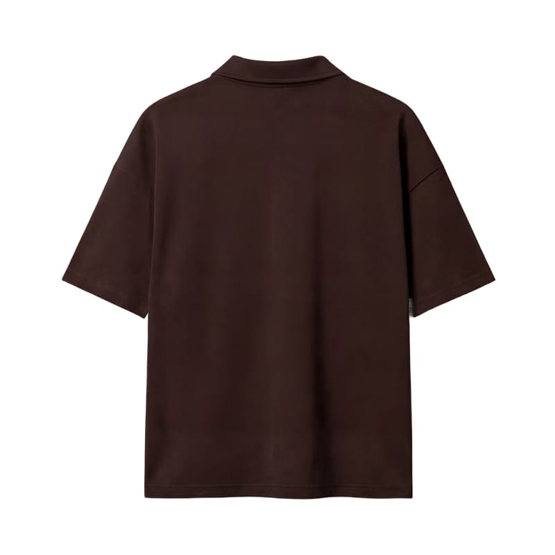 Myugen Cultured Club Brown Quarter-Zip Tee Timeless Streetwear Exclusive