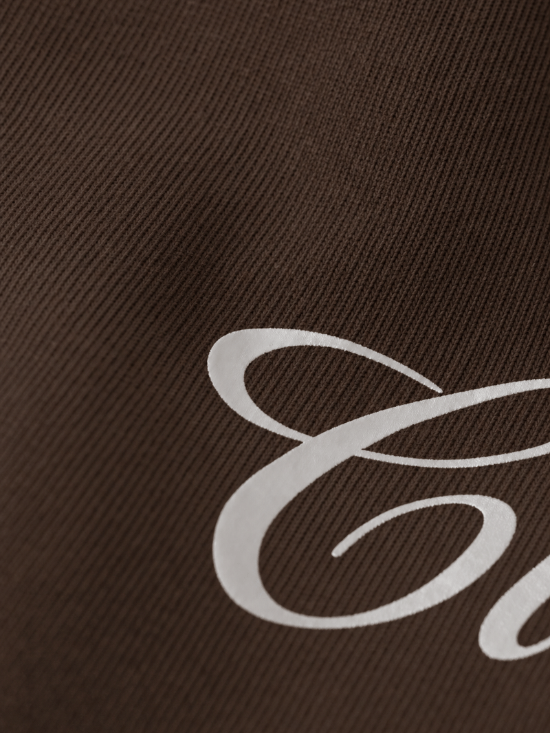 Myugen Cultured Club Brown Quarter-Zip Tee Timeless Streetwear Exclusive