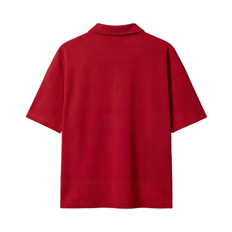 Myugen Cultured Club Red Quarter-Zip Tee Timeless Streetwear Exclusive
