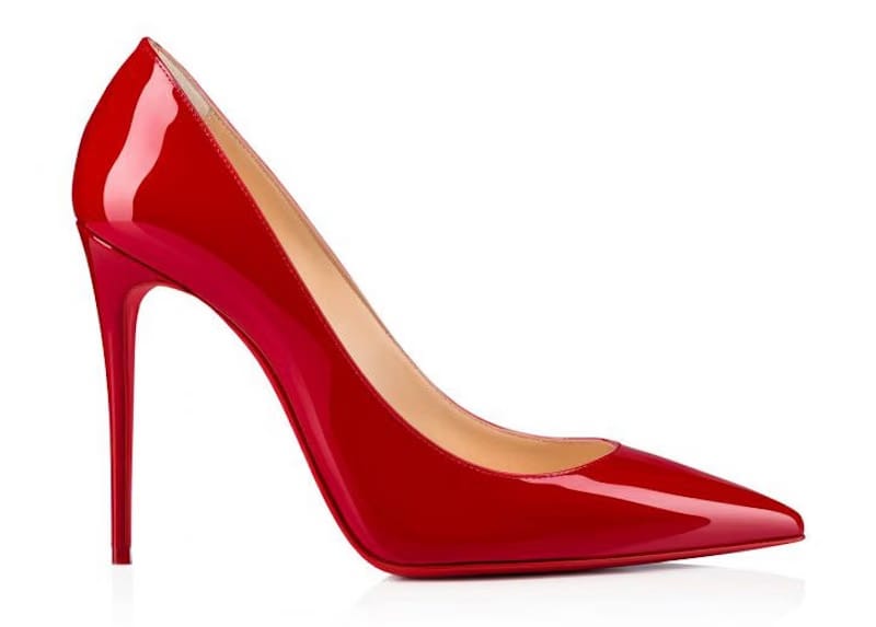 Christian Louboutin Kate 100mm Pump Loubi Patent Leather
