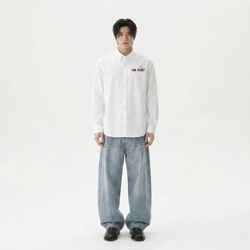 No Fear Be Autyst White Shirt