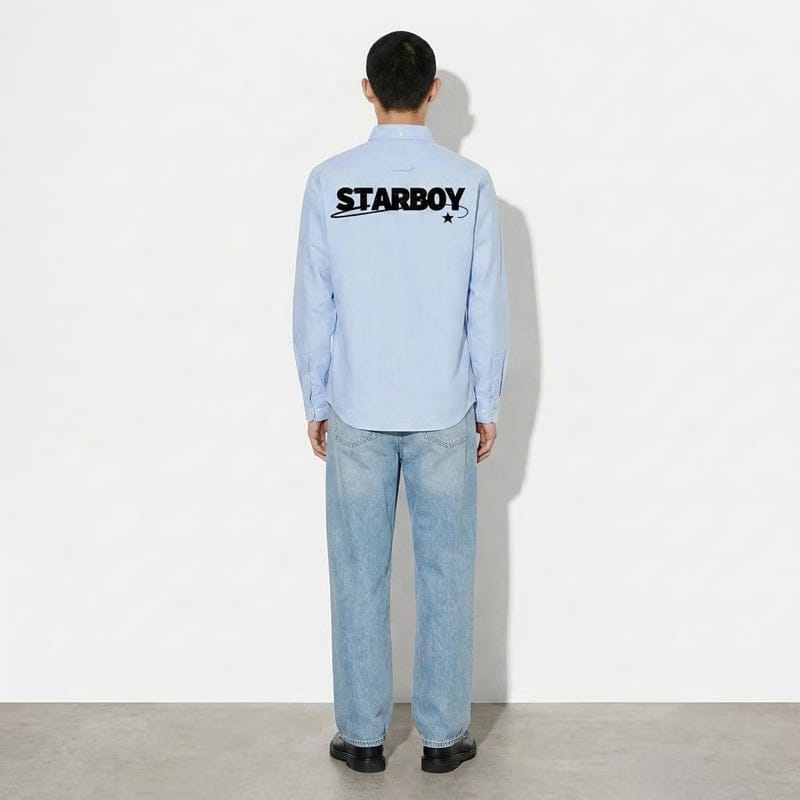 StarBoy Be Autyst Ice Blue Shirt