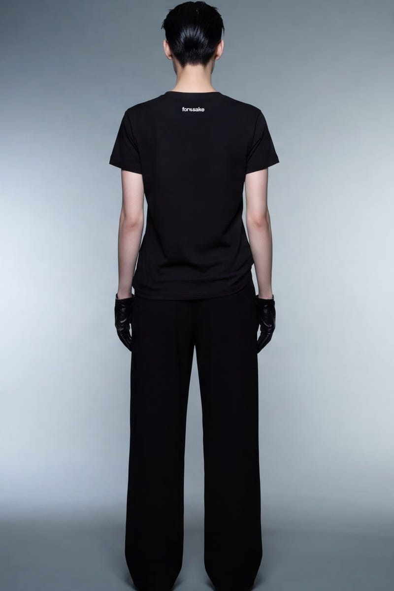 Forfksake Hottest Bitch Alive Baby Tee Black