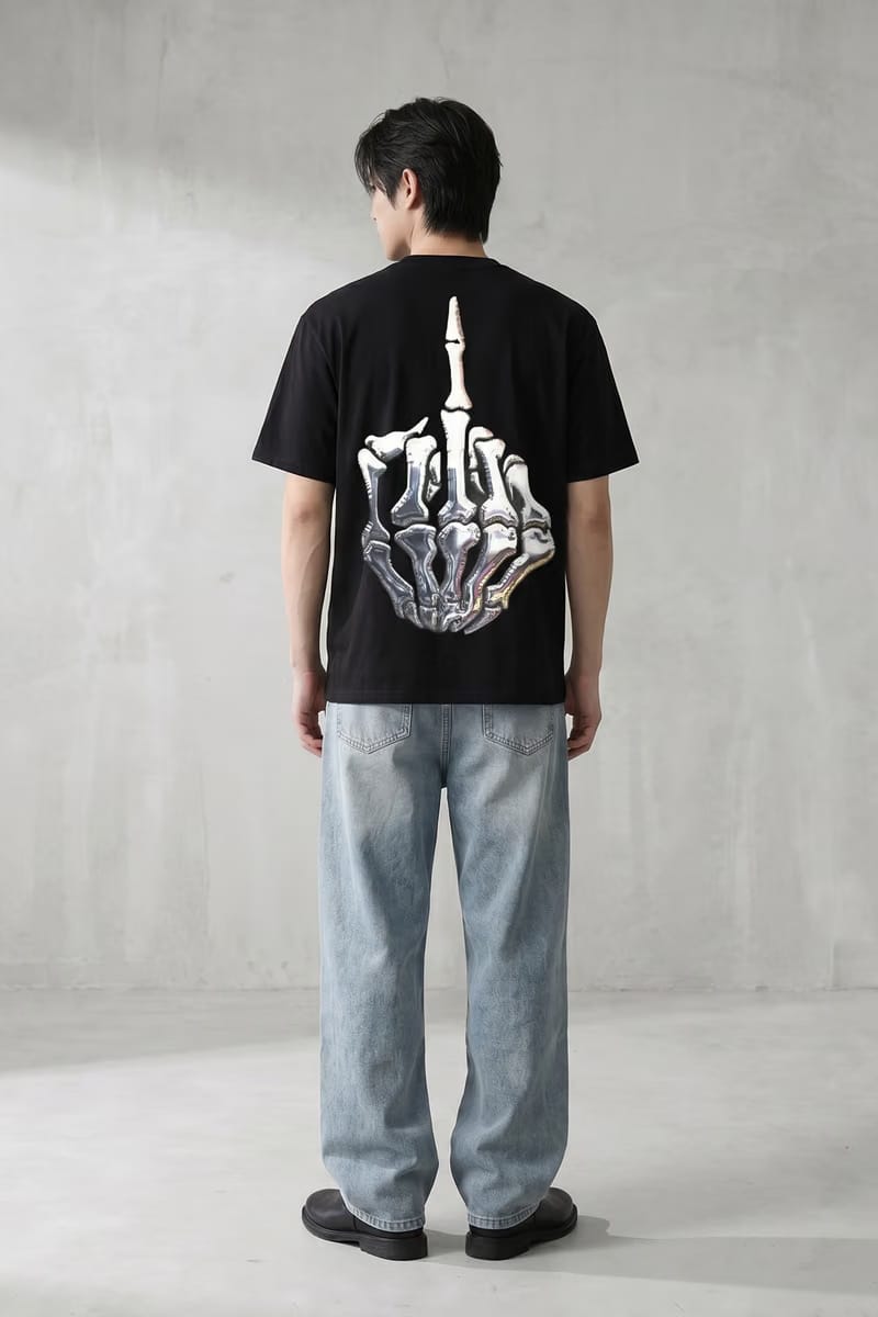 Voyd Bone Rebellion Black T-shirt