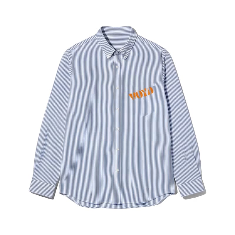 Voyd God's Got This Blue Stripe Shirt