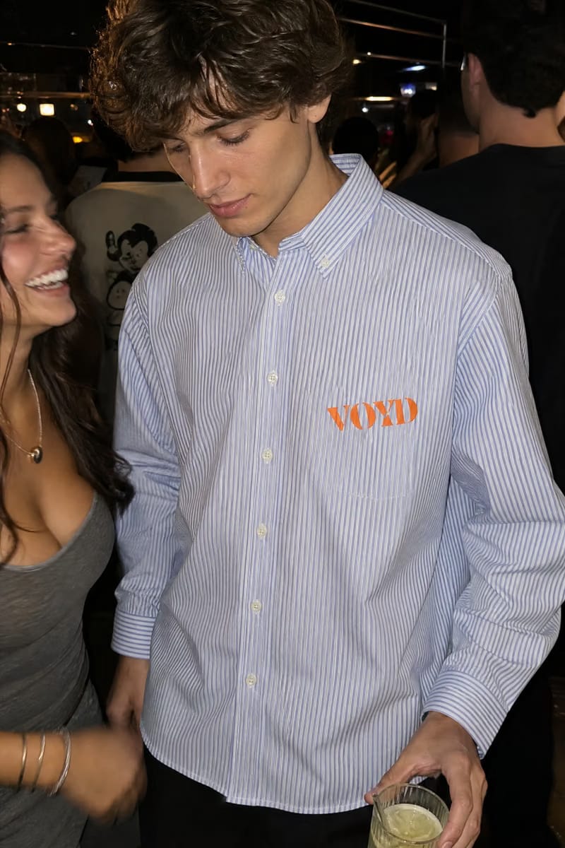 Voyd God's Got This Blue Stripe Shirt