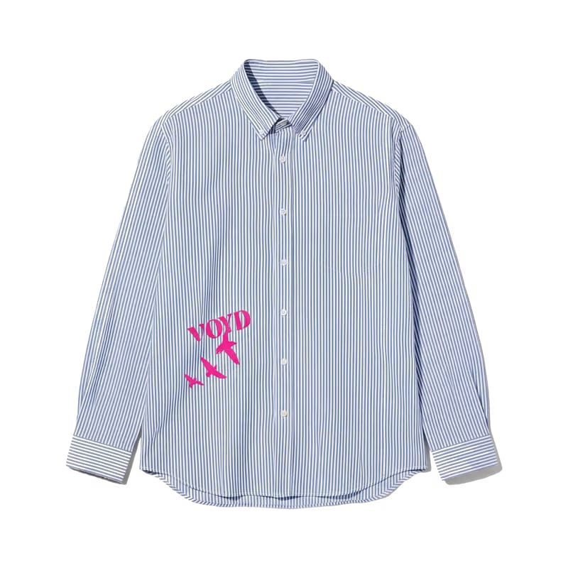 Voyd Holy Spirit Blue Stripe Shirt