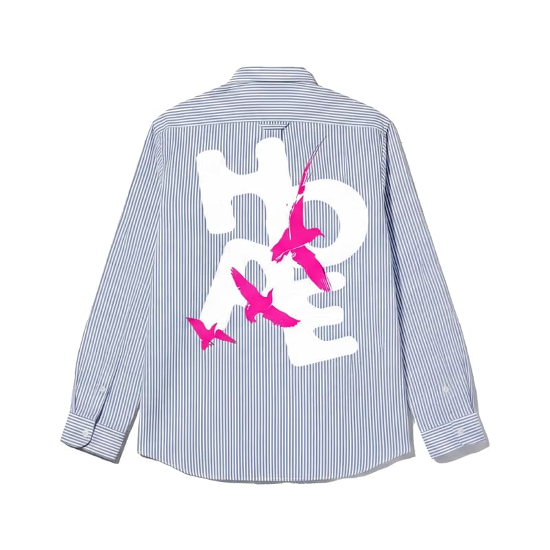 Voyd Hope In Motion Blue Stripe Shirt